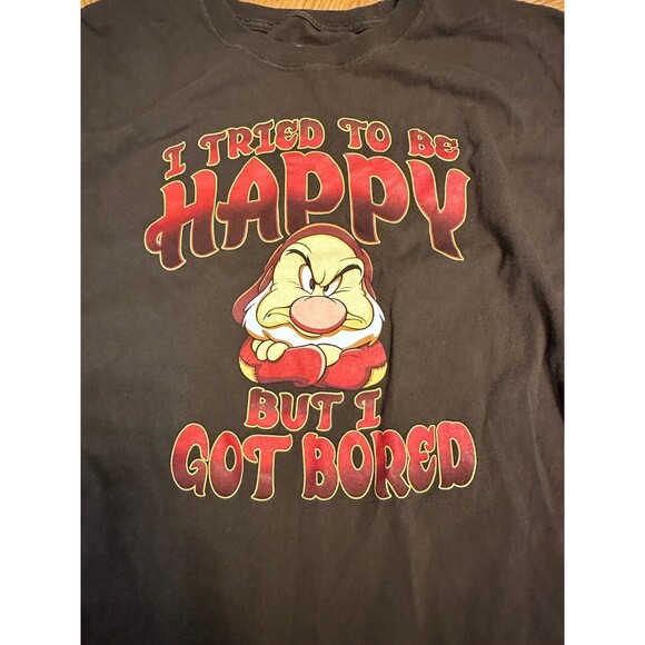 DISNEY PARKS EXCLUSIVE GRUMPY T-SHIRT 3XL Brown Hanes XXXL - Picture 1 of 6